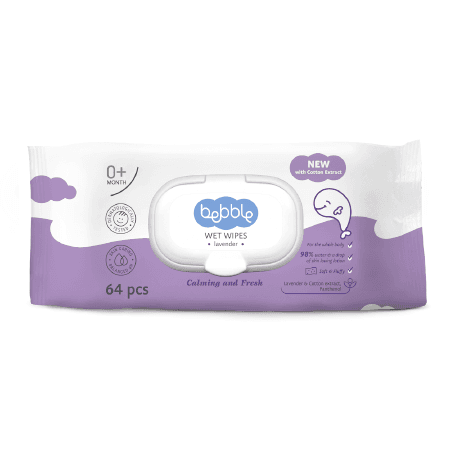 Bebble Wet Wipes (Lavender)