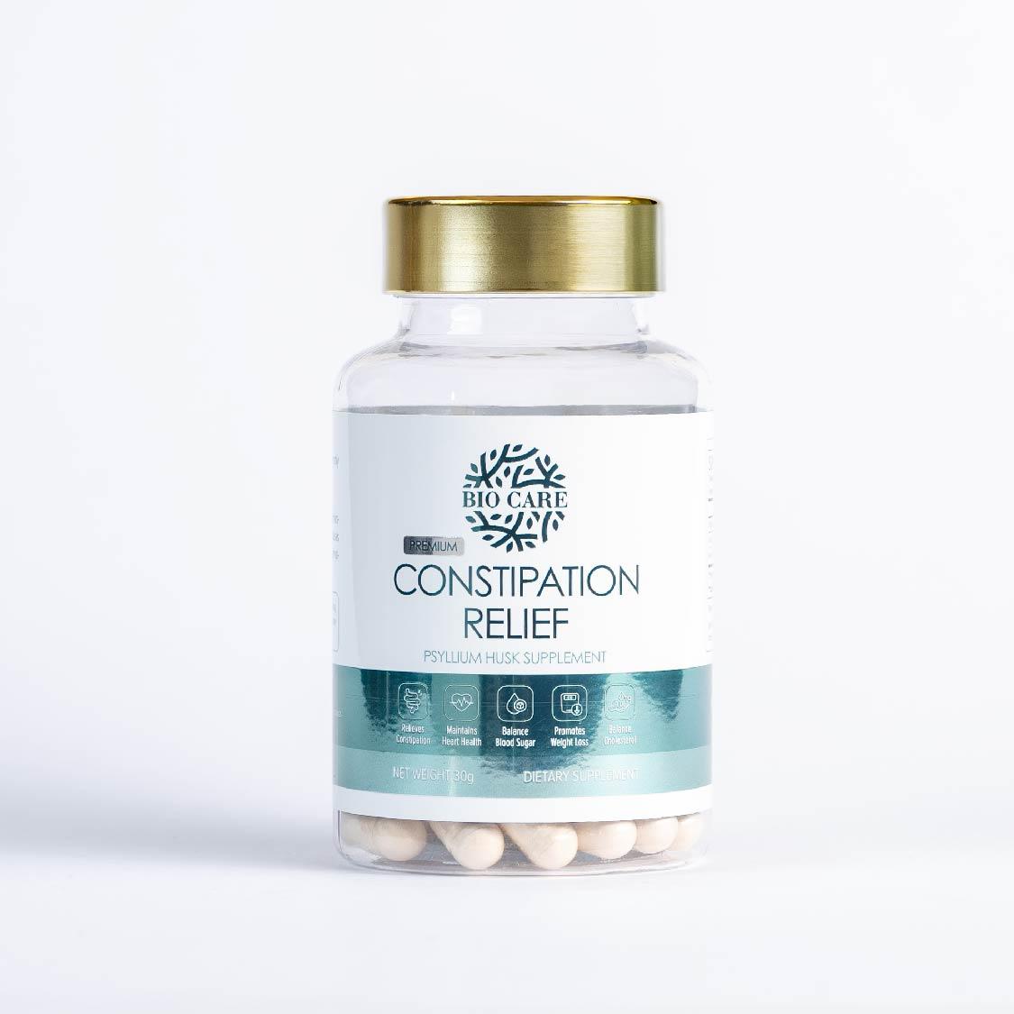 BioCare Premium Constipation Relief Psyllium Husk Supplement